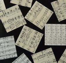 40 Folhas Papel De Origami, folhas de música aleatória Genuína 15 Cm 12cm 10cm Antigo comprar usado  Enviando para Brazil