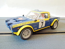 SCX OLIO FIAT ABARTH 124 com LUZES - RALLY MONTE CARLO #7 - AUTORAMA 1/32 - 62530 comprar usado  Enviando para Brazil