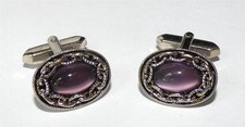 Vintage cufflinks silver for sale  MIDDLEWICH