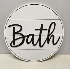Bath sign door for sale  Robinson