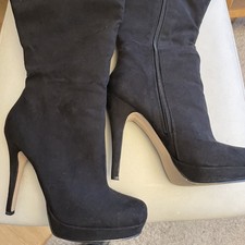 Barratts black suede for sale  CAMBRIDGE