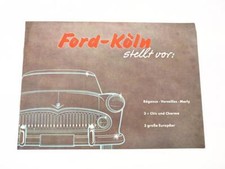 Prospekt Ford Versailles Regence Marly PKW 1956, usado comprar usado  Enviando para Brazil
