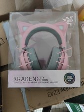 Razer Kraken ( Kitty ) RGB USB Gaming Headset + RGB Headset Stand Quartz Pink comprar usado  Enviando para Brazil