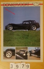 Donkervoort s8a prospectus d'occasion  Meyzieu