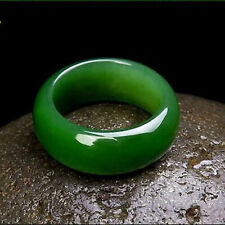 Usado, Anel feminino masculino pulseira de jade verde real natural genuíno tamanho 7 - 13 comprar usado  Enviando para Brazil