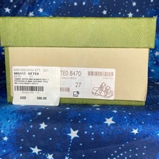 Sandálias de lona Gucci psicodélica GG – infantil tamanho 27 – multi/branco – pré-amado, usado comprar usado  Enviando para Brazil