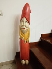 Gnomo legno scultura usato  Terni