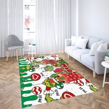 Tapete de área de vinho para beber Papai Noel | Decoração engraçada para quarto de férias, usado comprar usado  Enviando para Brazil