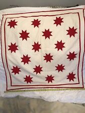 Quilted red star for sale  Shipping to Ireland