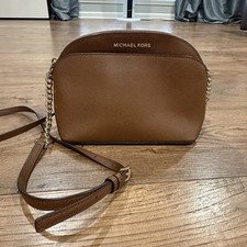 Bolsa de mão Michael Kors jet set viagem cúpula média tiracolo marrom comprar usado  Enviando para Brazil
