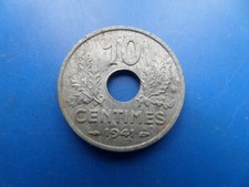Centimes 1941 fautée d'occasion  Liesse-Notre-Dame