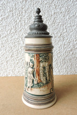Alter bierkrug relief gebraucht kaufen  Schwarzach