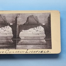Lichfield stereoview c1900 for sale  TELFORD