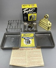 Antigo raro Fogão de bolso TAYKIT com instruções e caixa original mochila acampamento comprar usado  Enviando para Brazil
