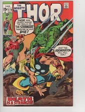 Thor #178 FN/VF John Buscema, Stan Lee Abomination, Stranger, Surfista Prateado, usado comprar usado  Enviando para Brazil