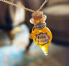 Colar felix felicis pingente garrafa poção Harry Potter corrente mágica, usado comprar usado  Enviando para Brazil