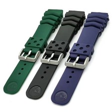 Pulseira de relógio de mergulho Seiko SKX013 MONSTER 20mm 22mm borracha preta ventilação Z20 comprar usado  Enviando para Brazil