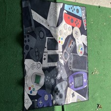 Tapetes de área de controle gamer tapete antiderrapante tapete gráfico console de jogos vintage comprar usado  Enviando para Brazil