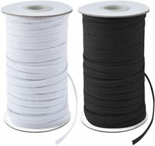 Flat elastic black for sale  LEICESTER