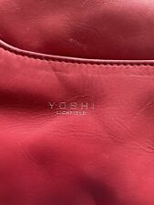 Yoshi red leather for sale  SWADLINCOTE