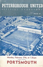 Football programme peterboroug for sale  FARINGDON