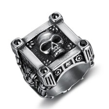 Bague motard crâne d'occasion  France