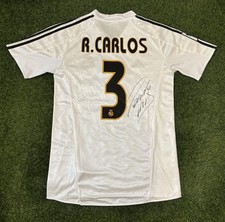 Camisa do Real Madrid 2004/05 assinada por Roberto Carlos comprar usado  Enviando para Brazil
