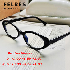 Óculos de leitura feminino moda armação olho de gato sombra externa leitores presbiopicos comprar usado  Enviando para Brazil
