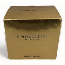 Creme aquoso Nature Republic ginseng dourado seda 2,1 oz/60 g caixa não lacrada comprar usado  Enviando para Brazil