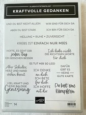 Stampin stempelset kraftvolle gebraucht kaufen  Lüchow