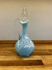 Decanter blue aqua for sale  CAMBRIDGE