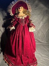 Porcelain collectors doll for sale  BRUTON