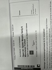 Ticket spider murphy gebraucht kaufen  Kirchseeon