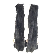 Black real fur for sale  LIVERPOOL