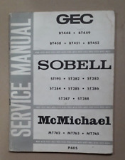 Gec sobell mcmichael for sale  IPSWICH