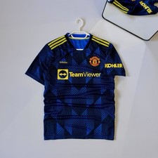 Usado, Camisa rara Manchester United 2021/22 Away XL Adidas TeamViewer Premier League comprar usado  Enviando para Brazil