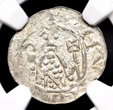 PAÍSES BAIXOS, Utrecht. Willem van Pont, 1054-1076, Silver Denier, NGC AU55 comprar usado  Enviando para Brazil