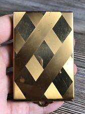 Espelho de maquiagem vintage Kotler & Kopit dourado vaidade pó estojo compacto comprar usado  Enviando para Brazil