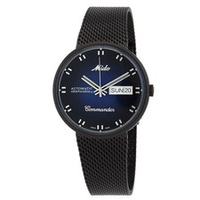 Relógio masculino Mido Commander sombra automático mostrador azul M842932511, usado comprar usado  Enviando para Brazil