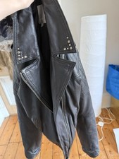 Diesel leather blazer for sale  EDINBURGH