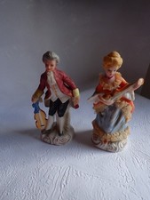 Statuettes couple musiciens d'occasion Statuettes couple musiciens d'occasion  Hermanville-sur-Mer