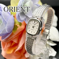 Relógio de quartzo feminino Orient prata 16,5 mm limpo usado, usado comprar usado  Enviando para Brazil