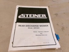 Steiner rear discharge for sale  Jasper