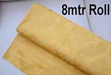 Gold curtain fabric for sale  BOLTON