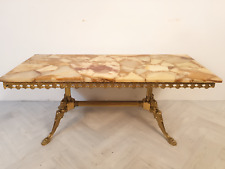 Vintage onyx brass for sale  NORTHOLT