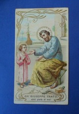 Santino holycard san usato  Firenze