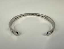 Inspirational cuff bracelet for sale  Monrovia