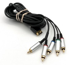 SONY PLAYSTATION 2 3 PS2 PS3 COMPONENTE AV CABO CABOS HD OEM PONTA OFICIAL DOURADA comprar usado  Enviando para Brazil