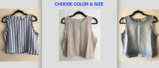 Regata feminina CLOTH & STONE FRAY BUTTON BACK: #C2575 -- ESCOLHA COR E TAMANHO comprar usado  Enviando para Brazil