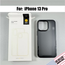 Capa projetada para iPhone 13 Pro - Preta fosco | Botões laterais ranhurados, usado comprar usado  Enviando para Brazil
